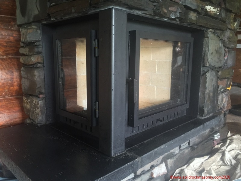 Corner-door-for-masonry-heater