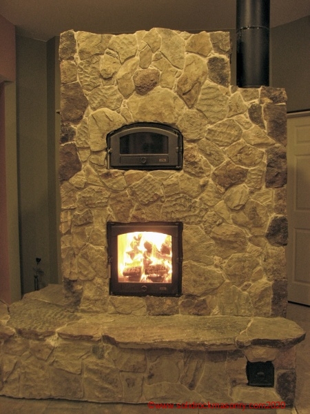 Limestone-mosaic-masonry-heater