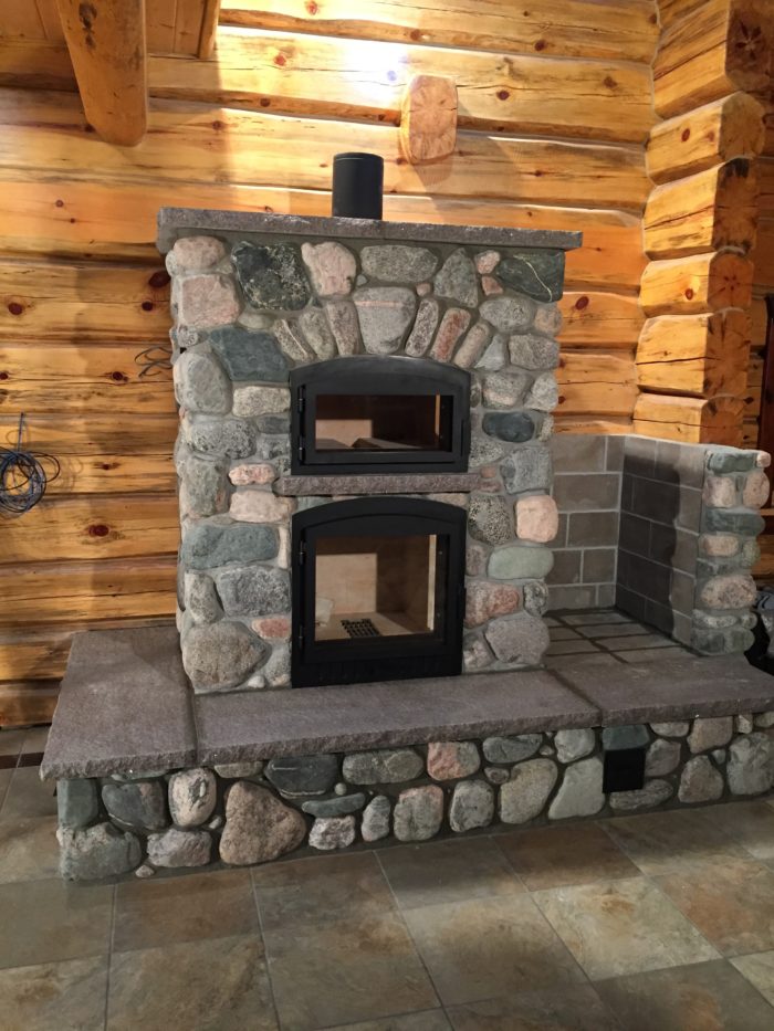 SR-22 stone masonry heater